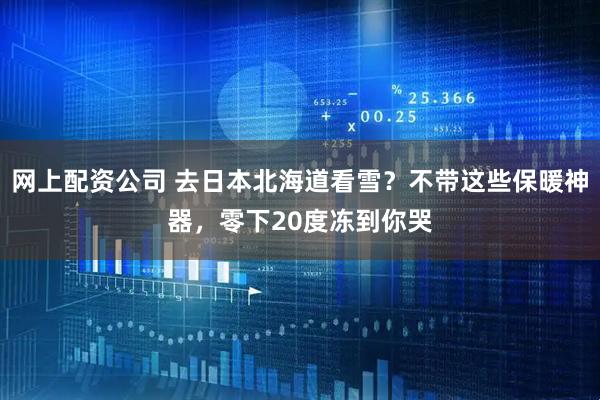网上配资公司 去日本北海道看雪？不带这些保暖神器，零下20度冻到你哭